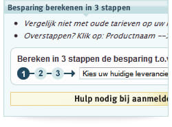 Besparing berekenen in 3 stappen