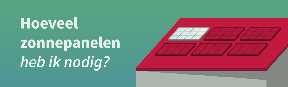 Hoeveel zonnepanelen heb ik nodig?