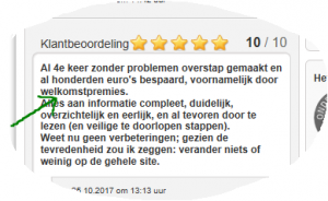 klantbeoordeling overstap via Gaslicht.com