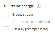 filter stroom groen of grijs geproduceerd