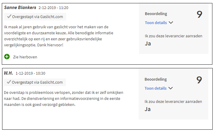 Greenchoice review met pluspunten