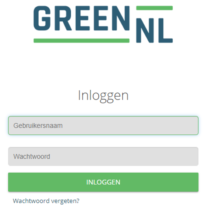 Online Omgeving GreenNL